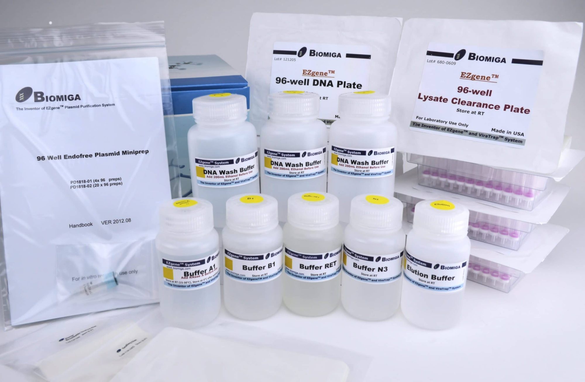 Endofree ezFilter 96-well plasmid Miniprep Kit