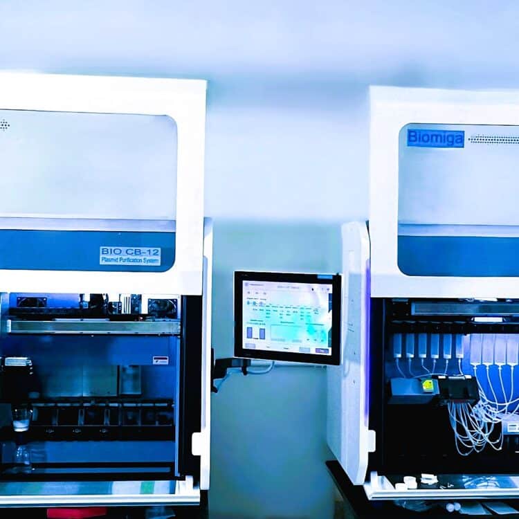 Automated Anion Exchange Based Plasmid Maxiprep Platform