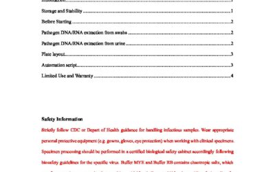 MgPure Universal Pathogen DNA RNA Purification Kit MR6532.CX.A96 230710